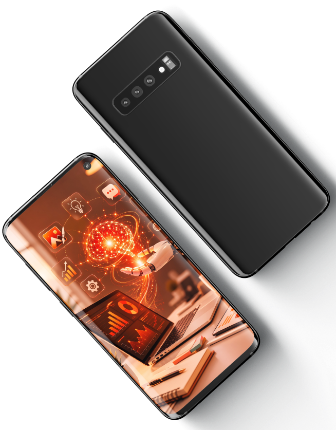 Key Features Smartphones Mockup