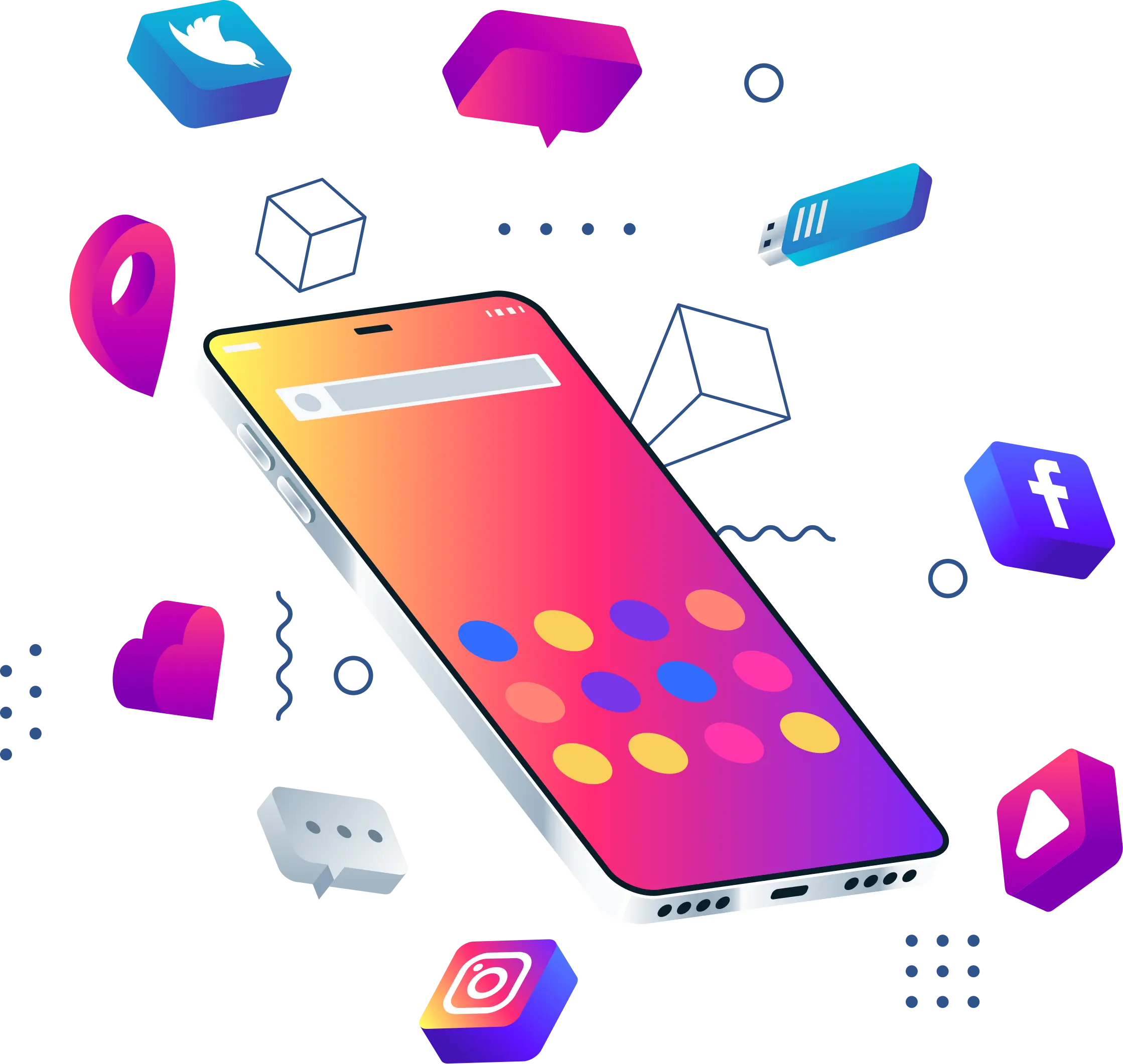 App Development Illustration